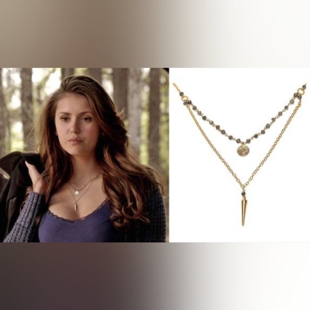 Vampire Diaries Necklace Silver Labradorite